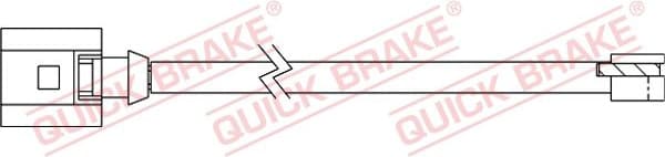 Brake pad wear indicator WS0363A