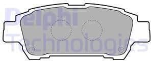 Brake Pad Set, disc brake LP1710
