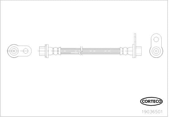 Brake Hose 19036501