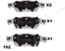 Brake Pad Set, disc brake 50-01-162