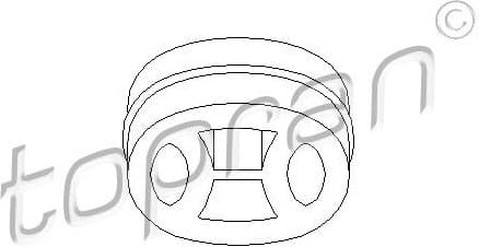 Mount, exhaust system 201 717