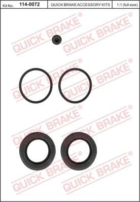 Repair Kit, brake caliper 114-0072