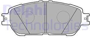 Brake Pad Set, disc brake LP2132