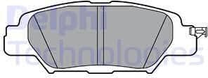 Brake Pad Set, disc brake LP3394