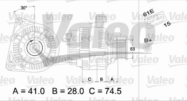 Alternator VALEO RE-GEN REMANUFACTURED 437320 - image 5