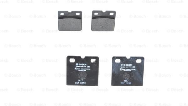 Brake Pad Set, disc brake 0986494775