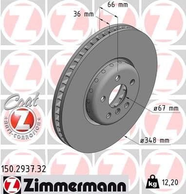 Brake Disc FORMULA F 150.2937.32
