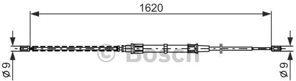 Cable Pull, parking brake 1 987 477 704