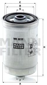Fuel Filter WK 8030