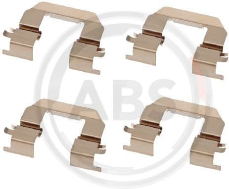 Accessory Kit, disc brake pad 2004Q