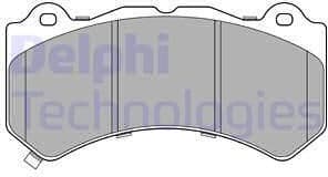 Brake Pad Set, disc brake LP3154