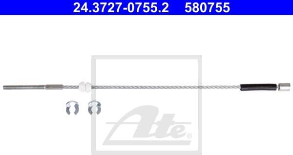 Cable Pull, parking brake 24.3727-0755.2 - image 2
