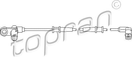 Sensor, wheel speed 401 547