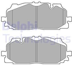Brake Pad Set, disc brake LP3272