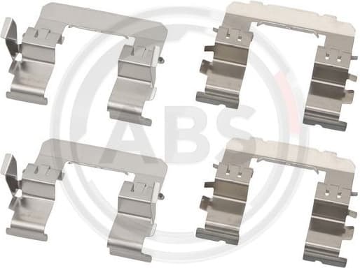 Accessory Kit, disc brake pad 1891Q