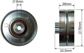 Tensioner belt DEX209