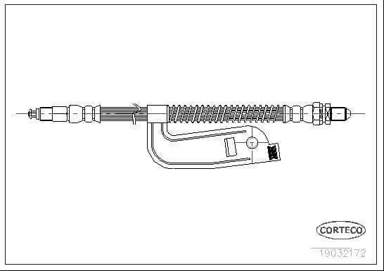 Brake hose front FO21.199