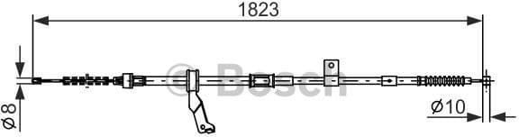Cable Pull, parking brake 1 987 482 297