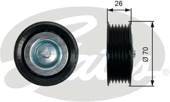 Deflection/Guide Pulley, V-ribbed belt DriveAlign™ T36469
