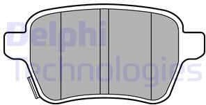 Brake Pad Set, disc brake LP3165