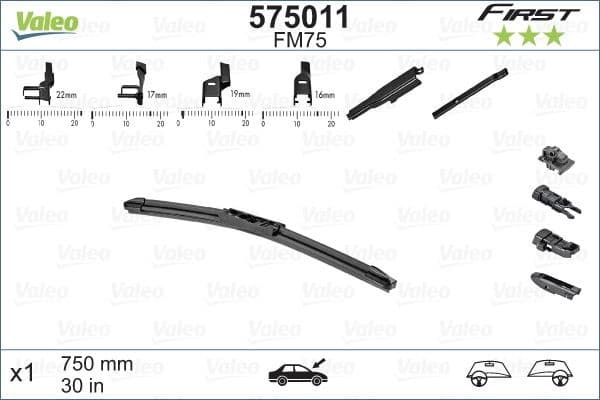Wiper Blade FIRST MULTICONNECTION 575011