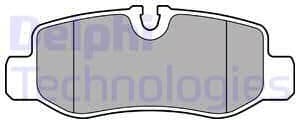 Brake Pad Set, disc brake LP3139