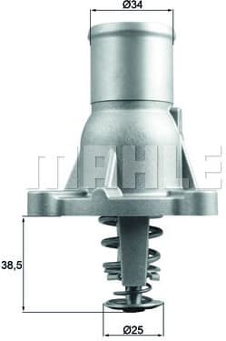 Thermostat, coolant BEHR TI26092