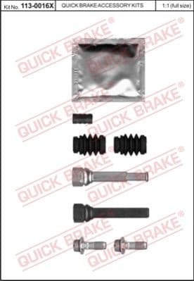 Guide Sleeve Kit, brake caliper 113-0016X