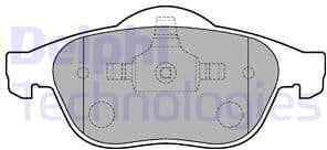 Brake Pad Set, disc brake LP1708