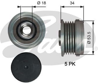 Alternator Freewheel Clutch DriveAlign™ OAP7202