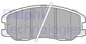 Brake Pad Set, disc brake LP1987