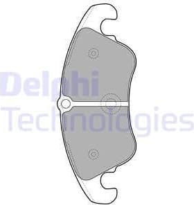 Brake Pad Set, disc brake LP2077