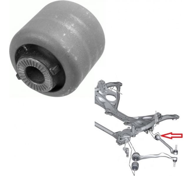 Silentblock front axle 37473 01