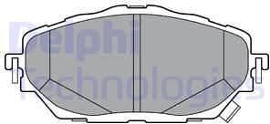 Brake Pad Set, disc brake LP3378