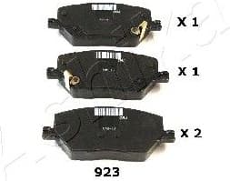 Brake Pad Set, disc brake 50-09-923