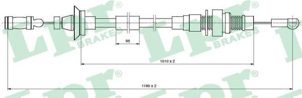 Accelerator Cable C0005A