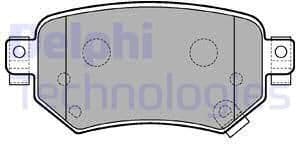 Brake Pad Set, disc brake LP3234