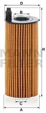 Oil Filter HU 6014/1 z