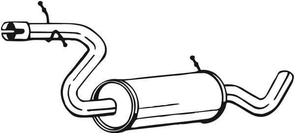 Centre Muffler 105-877