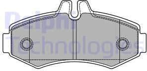 Brake Pad Set, disc brake LP1425