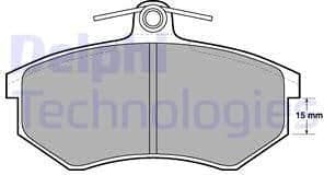 Brake Pad Set, disc brake LP429