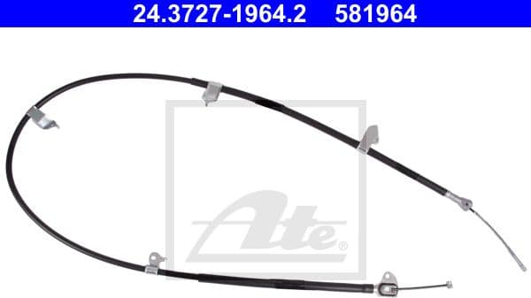 Cable Pull, parking brake 24.3727-1964.2 - image 2