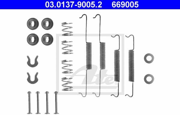 Accessory Kit, brake shoes 03.0137-9005.2