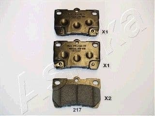 Brake Pad Set, disc brake 51-02-217