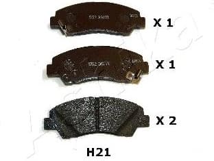 Brake Pad Set, disc brake 50-0H-H21