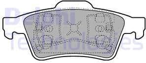 Brake Pad Set, disc brake LP1701