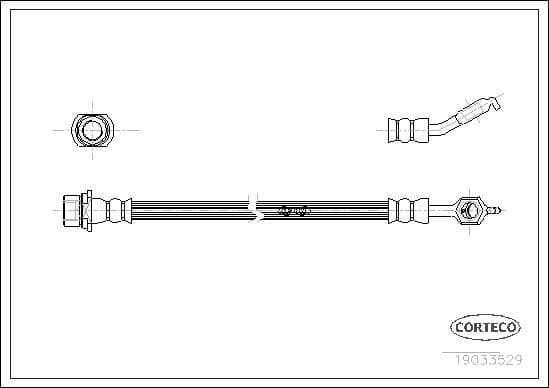 Brake Hose 19033529