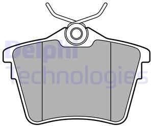 Brake Pad Set, disc brake LP1892
