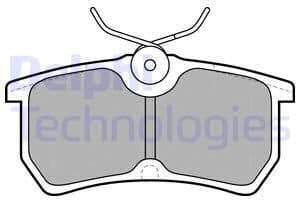 Brake Pad Set, disc brake LP1316