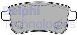 Brake Pad Set, disc brake LP2153